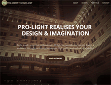Tablet Screenshot of pro-lighttech.com